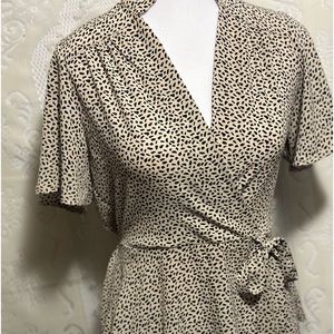 Monteau Peplum top. Size Medium. Preowned.